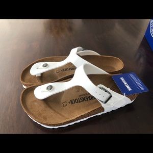 NWT white Birkenstock
